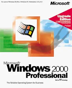 Microsoft B23-00086 Windows 2000 Professional Upgrade License — main product image
