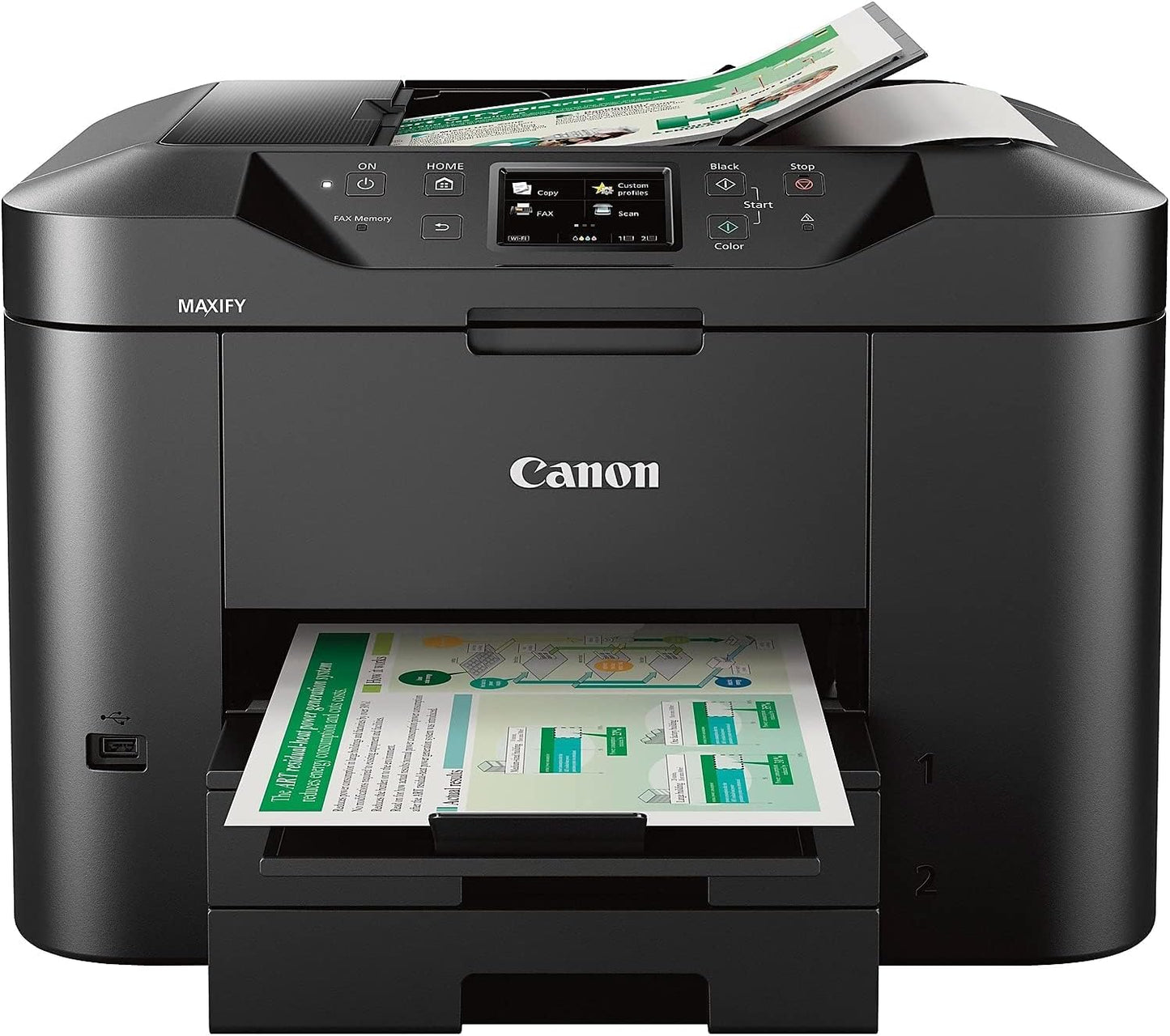 Canon MB2720 MAXIFY Wireless Color Photo Printer - Scanner, Copier, Fax