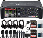 Zoom F8n Pro MultiTrack Field Recorder Podcast Bundle