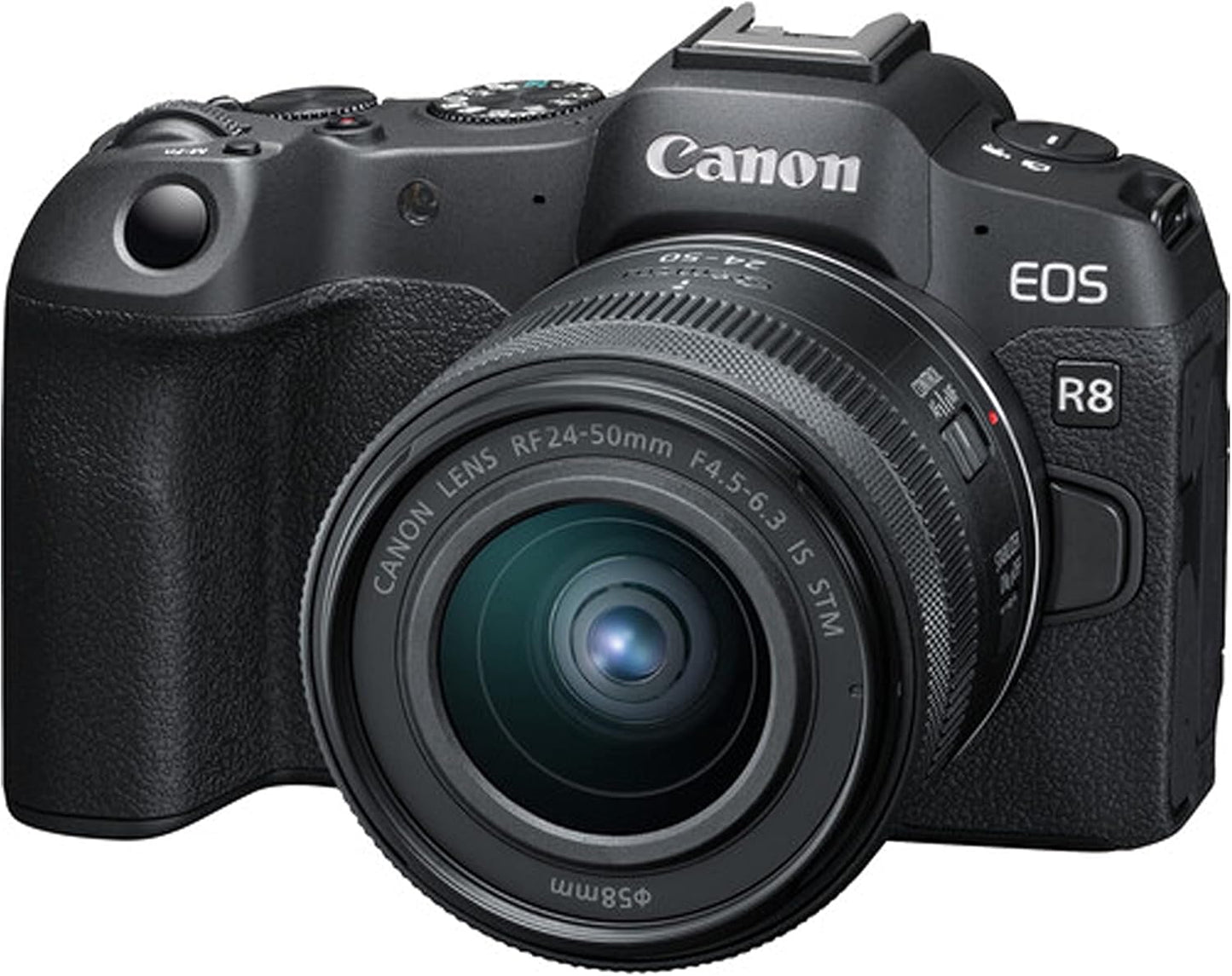 Canon R8 Camera Bundle + 24-50mm & 420-800mm Lens (Renewed)