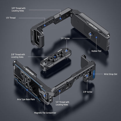 Neewer FX3 FX30 Half Cage Aluminum Video Rig CA046