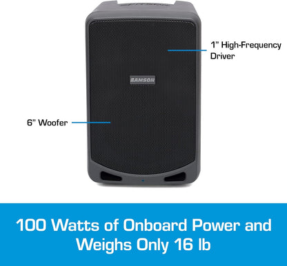Samson Expedition XP106w Portable PA System with Wireless Mic