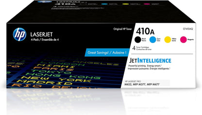 HP CF410AQ 410A Toner Cartridge Set Black Cyan Magenta Yellow
