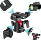 Neewer 10090348 Camera Tripod Ball Head with Quick Plate