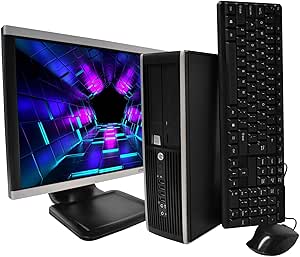 HP 6300 Elite Desktop Computer Package - i5 8GB RAM 240GB SSD (Renewed)