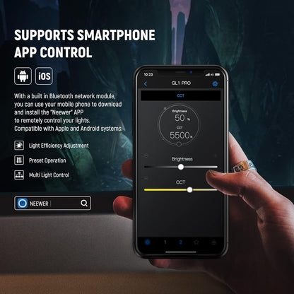 Neewer 10101841 GL1 PRO Key Light Streaming - APP Control