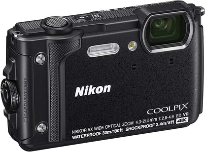 Nikon W300 Waterproof Underwater Digital Camera Black