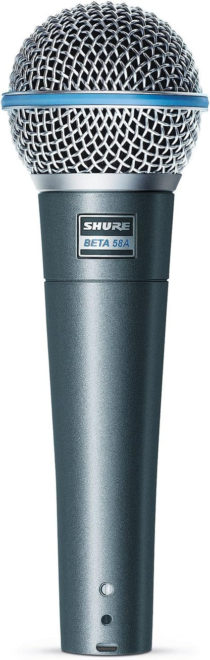 Shure BETA 58A Vocal Microphone XLR Cable Bundle