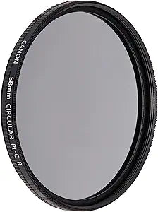 Canon 58 Filter PL-C B 58mm Circular Polarizing Filter