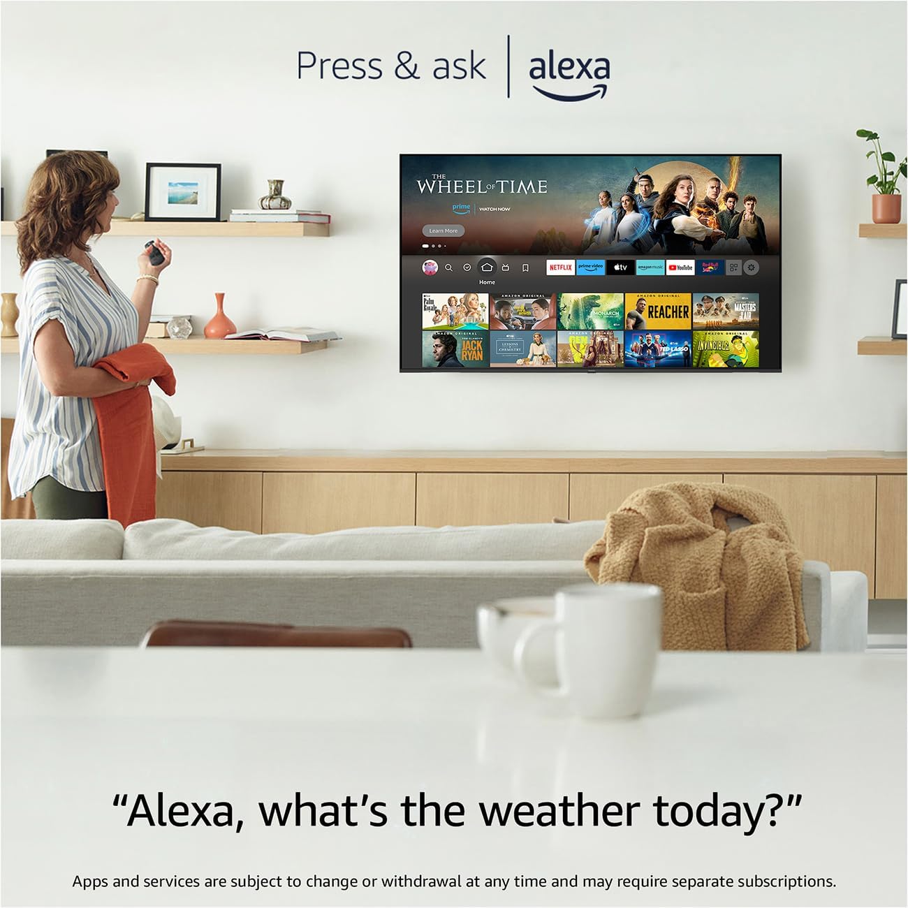 Panasonic TV-55W95AP W95 Series: 55-inch Mini LED 4K Smart Fire TV