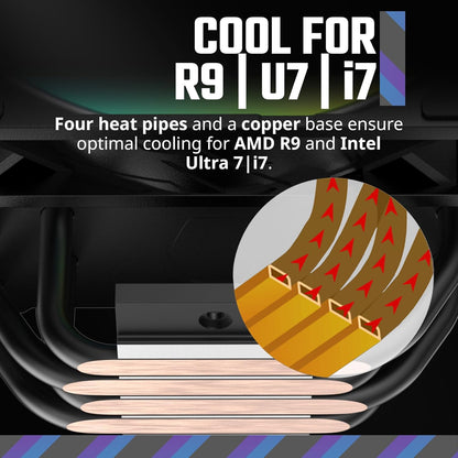 Cooler Master RR-212S-25PZ-R1 Hyper 212 Pro aRGB CPU Cooler