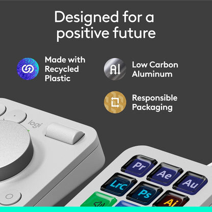Logitech 920-012661 MX Creative Console - Customizable Dial & Keys