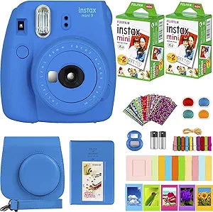 Fujifilm Instax Mini 9 Instant Camera Bundle - Film & Accessories