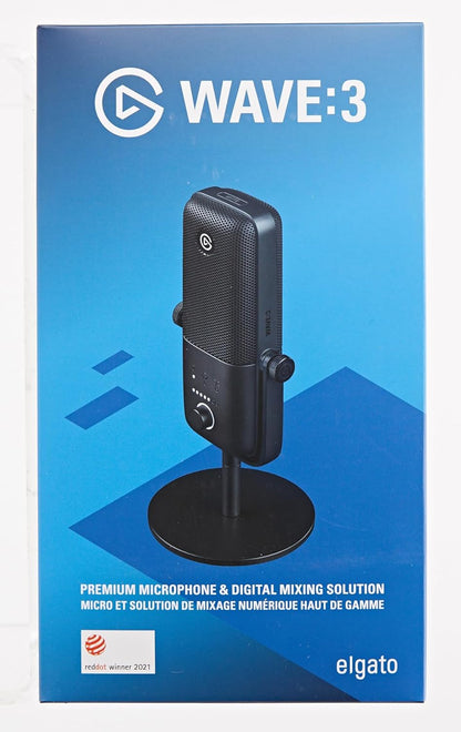 Elgato Wave:3 Premium USB Condenser Microphone Streaming