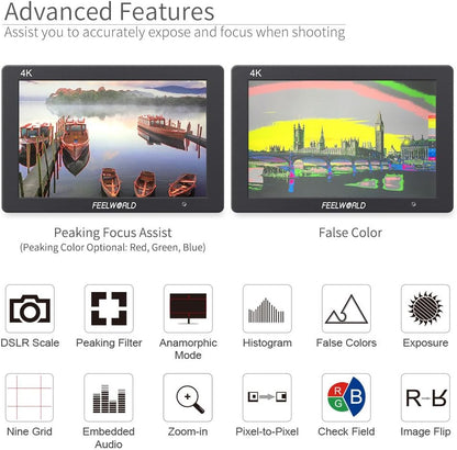 FEELWORLD T7. 7" 4K HDMI Camera Field Monitor