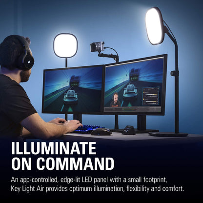 Elgato 10LAB9901 Key Light Air Professional Streaming Desk Light