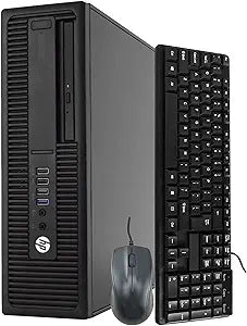 HP 600 G2 i5 Desktop PC 16GB 256GB SSD RX-550 Graphics (Renewed)