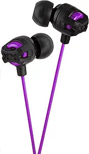 JVC HAFX101VE Violet Deep Bass In-Ear Headphones — main product image