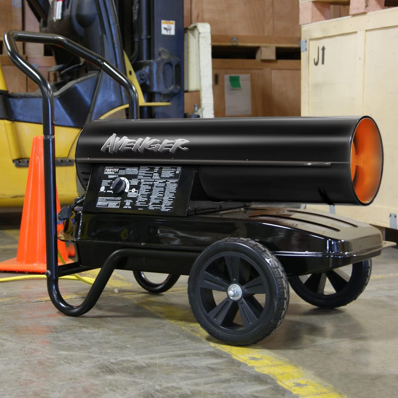 Avenger FBD175T-R 175K BTU Kerosene Forced Air Heater Renewed