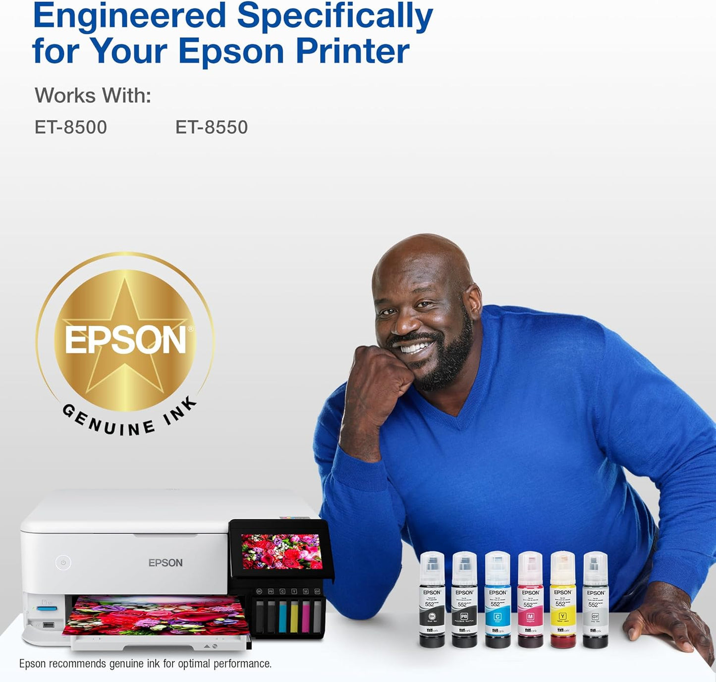 Epson T552020-S 552 EcoTank Black Ink Bottle