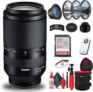 Tamron 70-180mm f/2.8 Sony E-Mount Lens Bundle