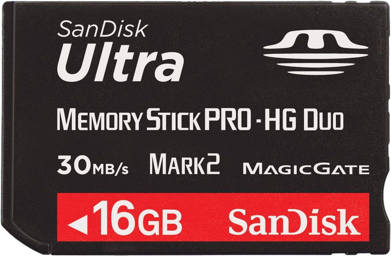 SanDisk SDMSPDH-016G 16GB Memory Stick PRO-HG Duo — main product image