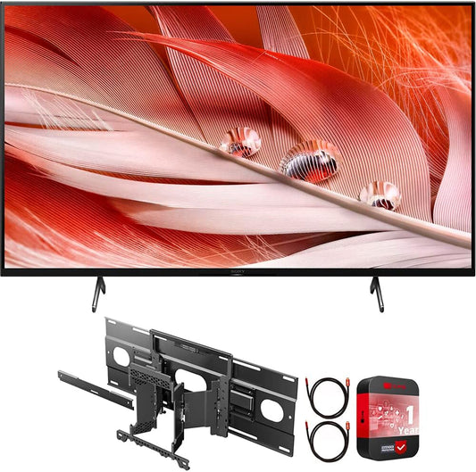 Sony E44SNXR75X90J 75" 4K TV Bundle: Wall Mount & Protection