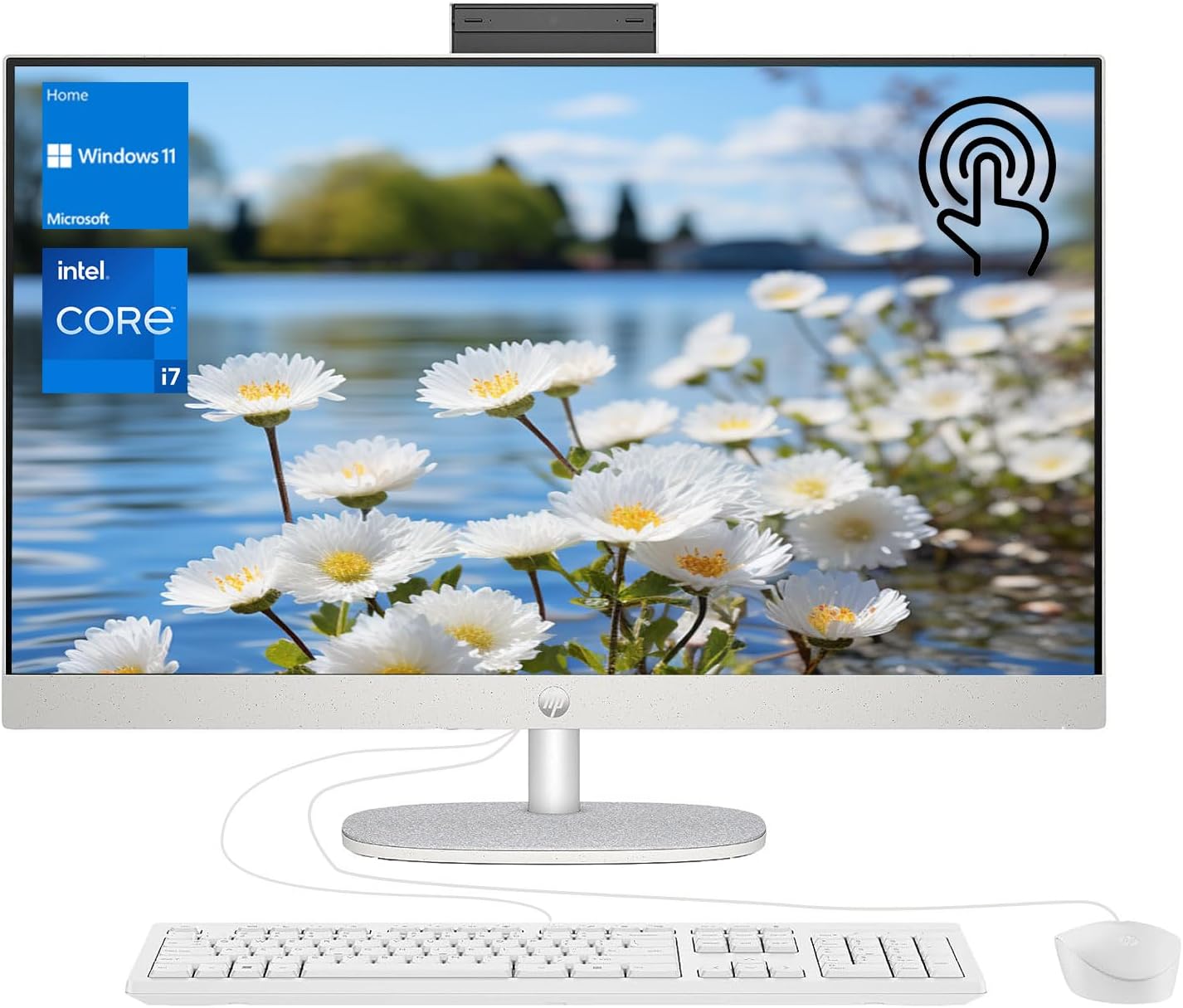 HP TPC-Q095-27 Essential 27" All-in-One Desktop i7 64GB
