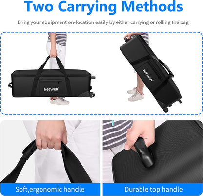 Neewer 10090961 Rolling Photo Studio Equipment Case