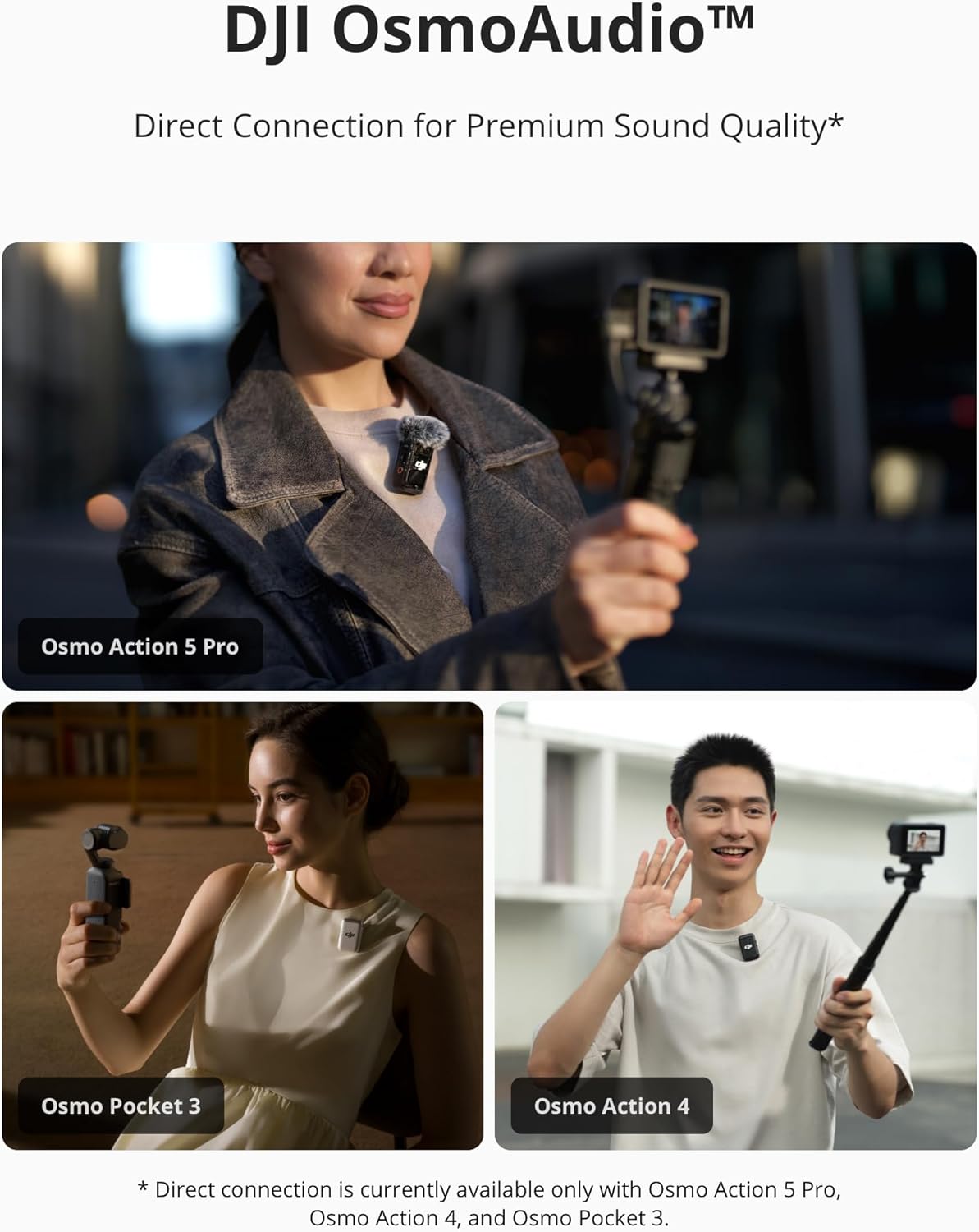 DJI 6941565971425 Mic 2 Wireless Lavalier Microphone