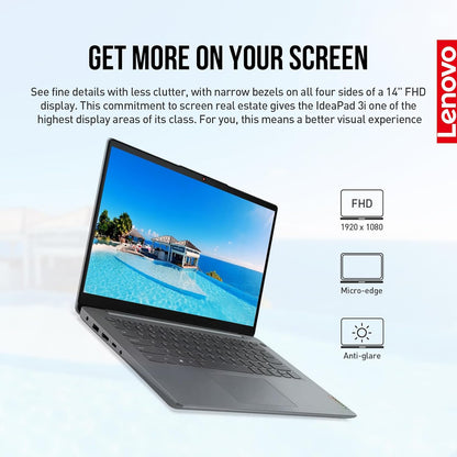 Lenovo IdeaPad 3i 14" FHD Student Business Laptop