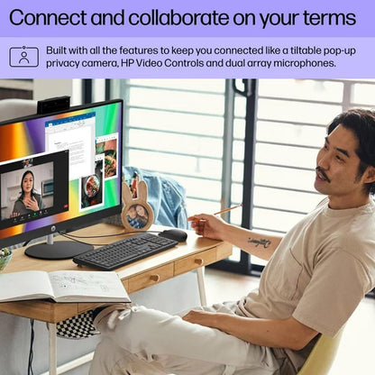 HP TPC-Q095-27 27" Touchscreen All-in-One Desktop Ultra 7 64GB 4TB SSD