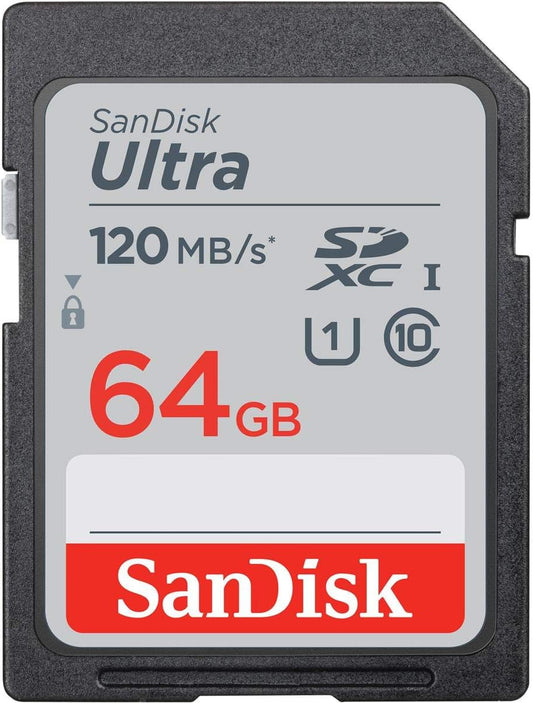 SanDisk SDSDUN4-064G-GN6IN 64GB Ultra SDXC UHS-I Card - 120MB/s