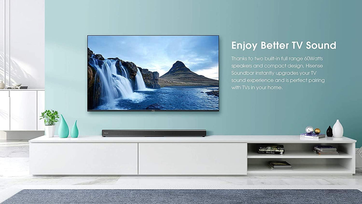 Hisense 65H9G 65-Inch 4K ULED Smart TV Sound Bar Bundle