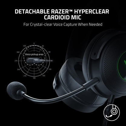 Razer Kraken V3 USB Gaming Headset - TriForce Drivers (Renewed)