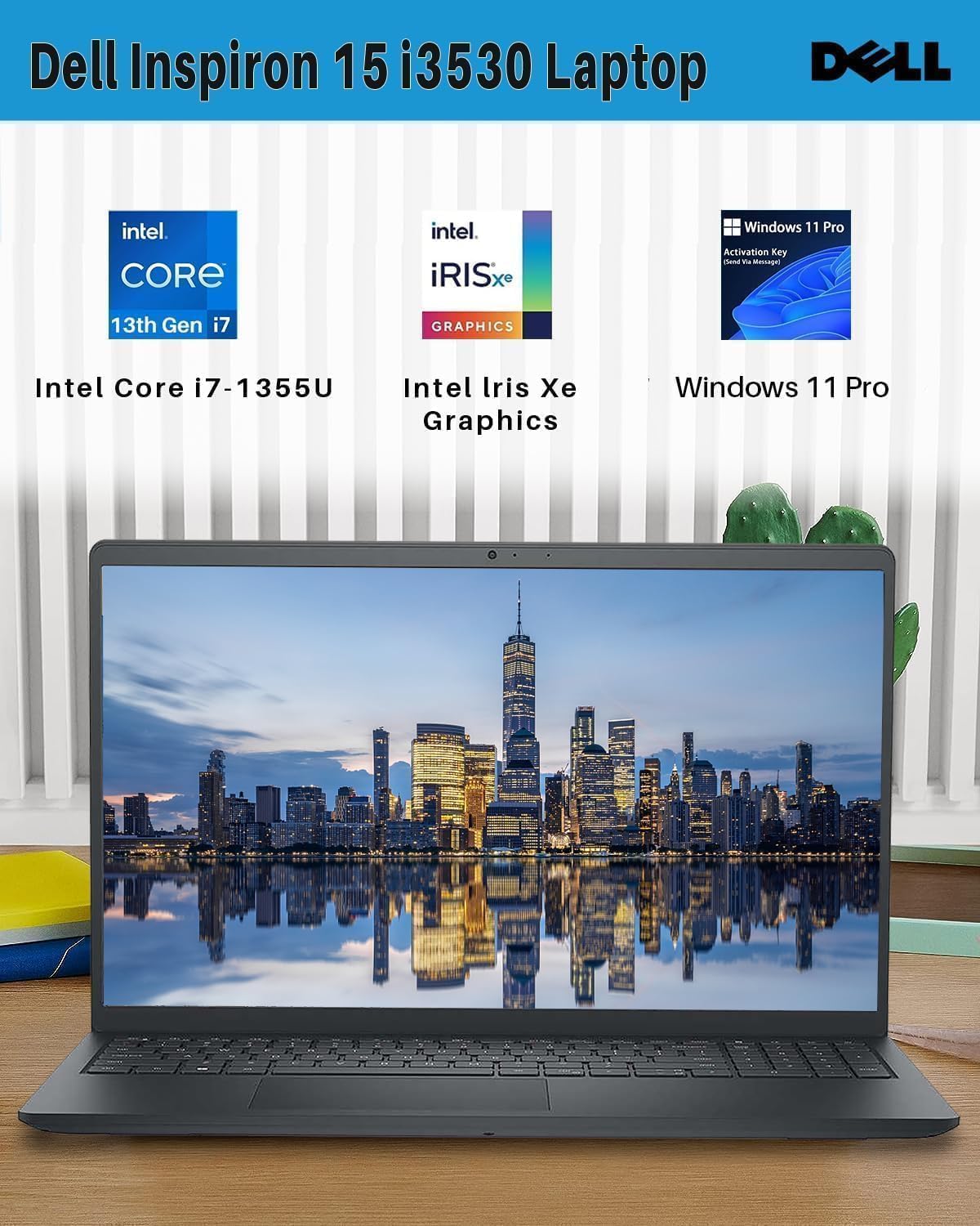 Dell i3530-7837BLK-PUS Inspiron 15 Touch i7 64GB 1TB SSD Laptop