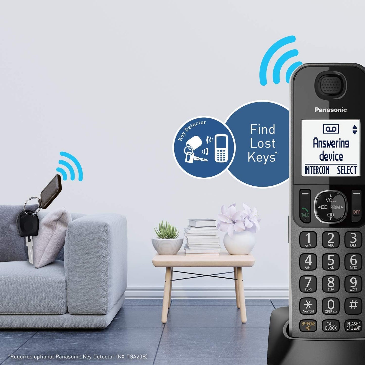 Panasonic KX-TGF352M Corded/Cordless Phone (Renewed)