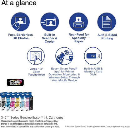 Epson C11CL73201 Expression Photo XP-8800 Wireless Printer