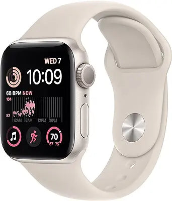 Apple Watch SE 40mm GPS - Starlight Aluminum (2022) — main product image