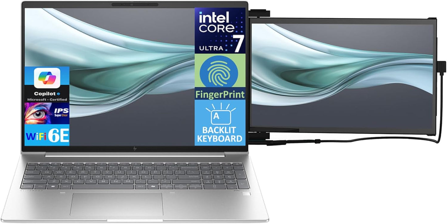 HP EliteBook 660 G11 Ultra 7 64GB RAM Laptop & Monitor