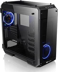 Thermaltake CA-1I7-00F1WN-00 View 71: Full Tower Case, Tempered Glass — main product image