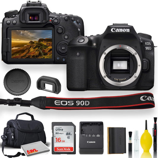 Canon 3616C016 EOS 90D DSLR Camera Bundle (Renewed)