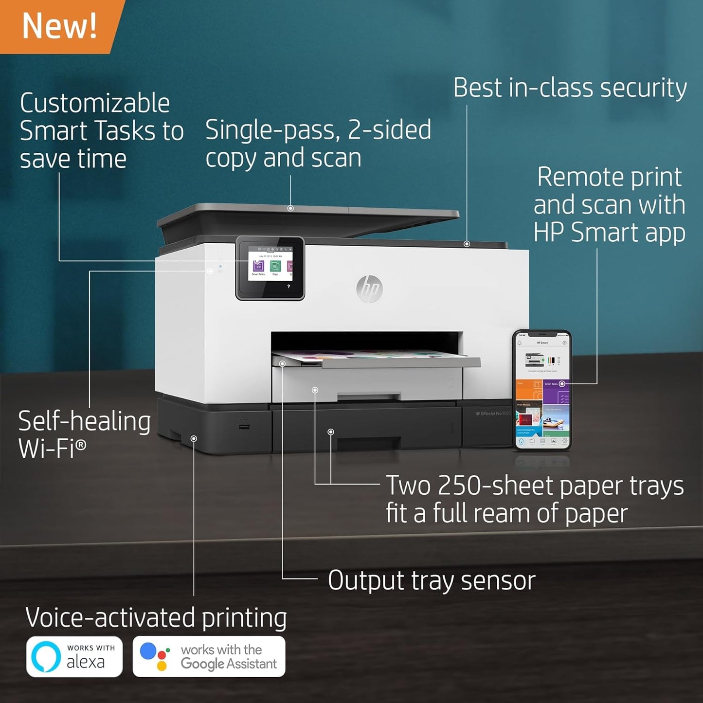 HP 9020 OfficeJet Pro All-in-One Wireless Printer