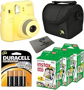 Fujifilm Instax Mini 8 Film Camera Set (Yellow)