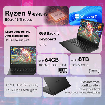 HP TPN-Q299 OMEN Pro 17 Gaming Laptop RTX 4060