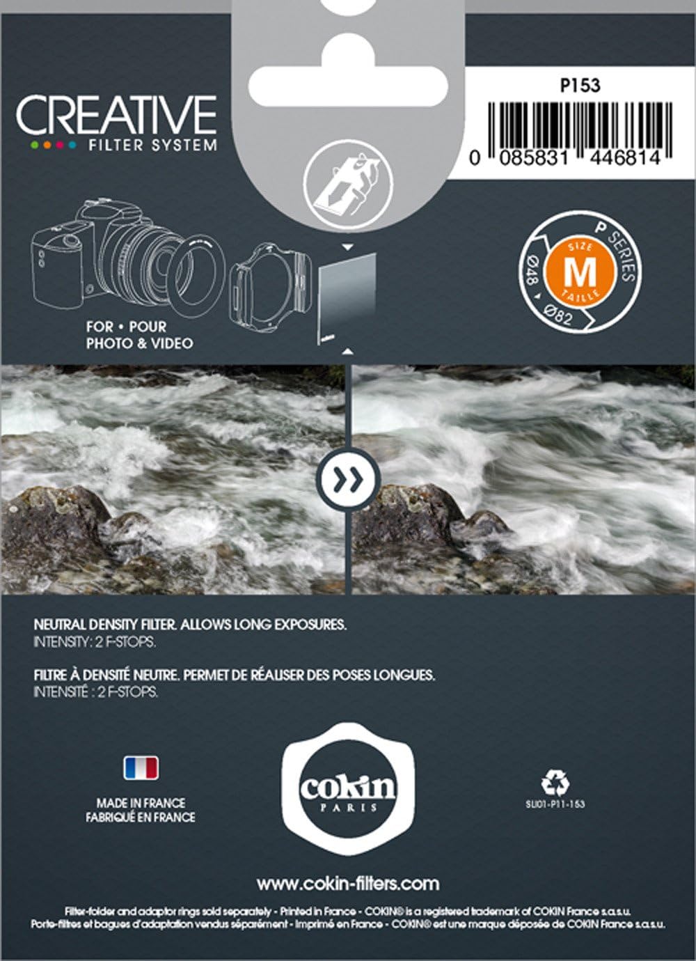 Cokin WP1R153 ND4 Filter: P-Series Neutral Grey (0.6)