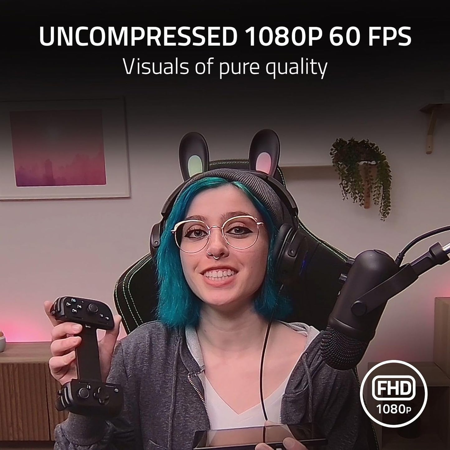Razer Kiyo Pro Webcam: 1080p 60FPS, Adaptive Light Sensor