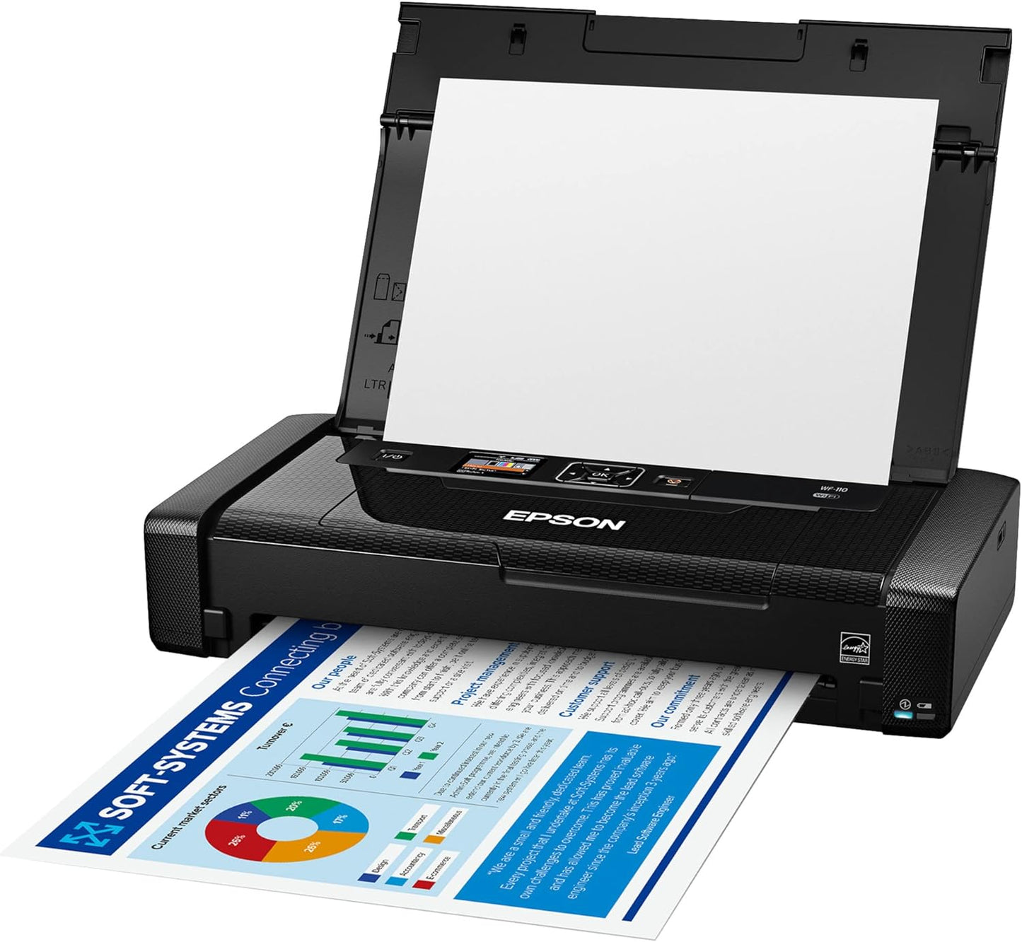 Epson WF-110 Wireless Mobile Color Printer - Portable