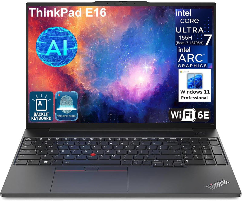 Lenovo ThinkPad E16 Gen 2 Ultra 7 AI Business Laptop — main product image