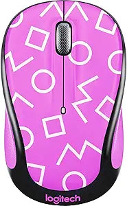 Logitech M325C Wireless Mouse Geo Purple